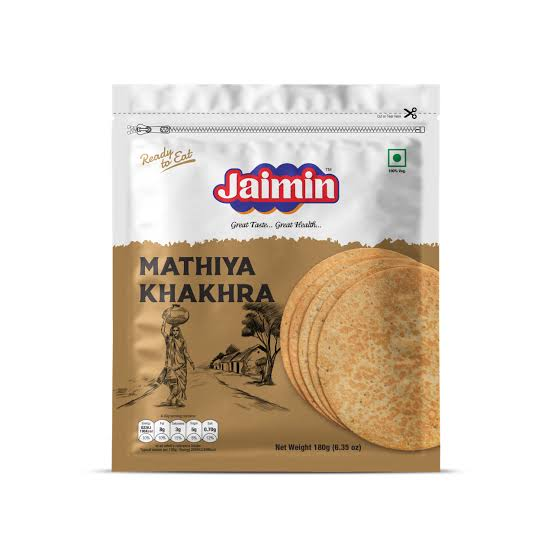 Jaimin Mathiya Khakhra 180g � Traditional Crunch with Festive Flavor