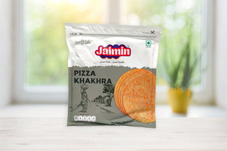 Jaimin Pizza Khakhra 180g - Crispy & Flavorful Pizza-Style Snack