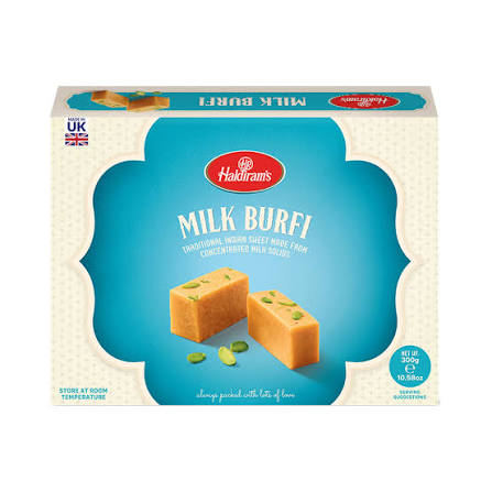 Haldiram's Milk Burfi 300g � Soft Dairy Sweet