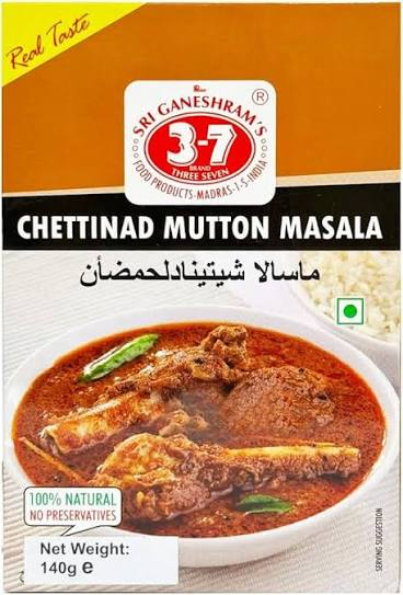 777 Chettinad Mutton Masala 140g � Spicy South Indian Curry Mix