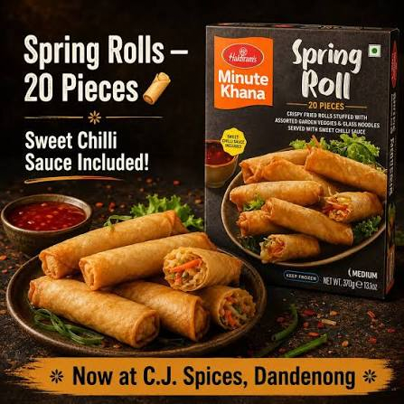 Haldiram's Spring Roll (20 Pieces) (Sweet Chilli Sauce Included)