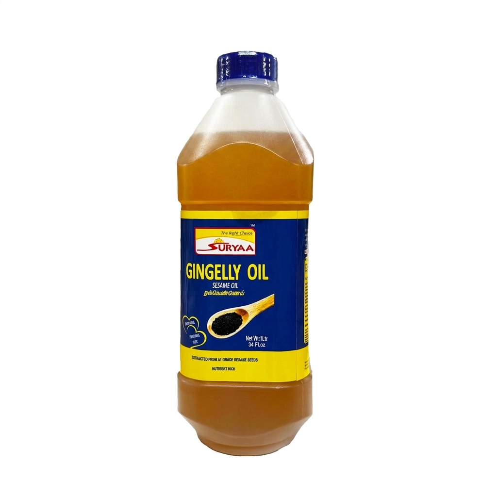 Suryaa Gingelly Oil 1L � Pure Traditional Sesame Oil
