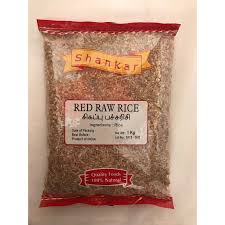 Shankar Red Raw Rice 1kg � Nutritious Traditional Variety