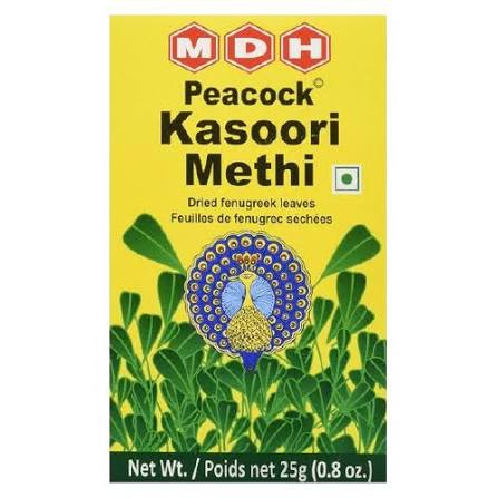 MDH Peacock Kasoori Methi 100g - Aromatic Dried Leaves