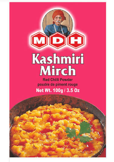 MDH Kashmiri Mirch 100g - Mild Colorful Chilli