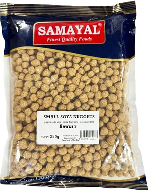 Samayal Small Soya Nuggets 250g � Nutritious Soy Bites for Meals