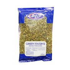 Top Op Green Raisins 750g - Sweet Dried Grapes