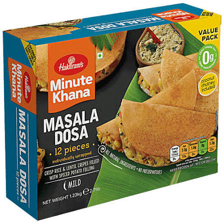 Haldiram's Masala Dosa 1.23kg � Spiced Filled Crepe