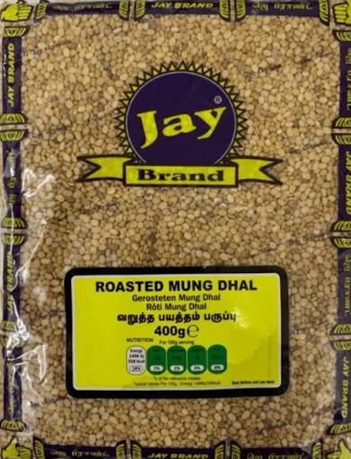 Jay Brand Roasted Mung Dhal 400g � Healthy Roasted Lentils
