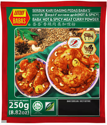 Baba's Meat Curry Powder (Hot & Spicy)