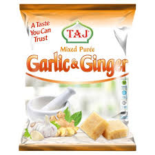 Taj Garlic & Ginger Puree 400g (Pack of 2)