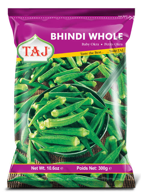 Taj Bhindi Whole (Okra) 900g - Large Pack Cooking Veg