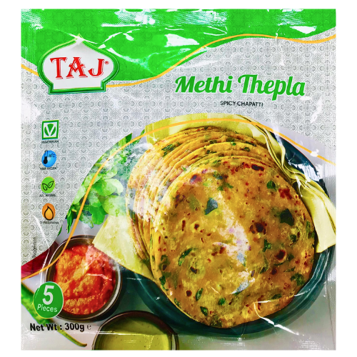 Taj Methi Thepla 300g (Pack of 2) (5Pcs)