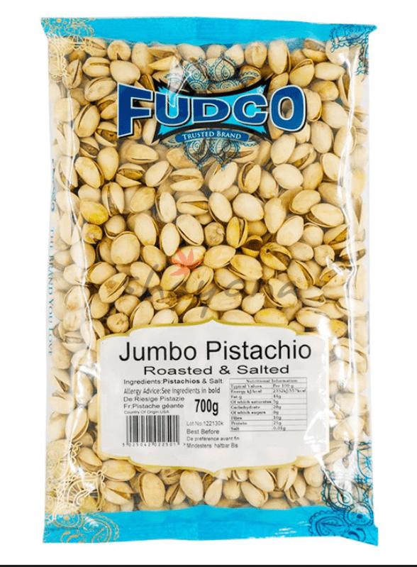 Fudco Jumbo Pistachio (Roasted & Salted) 700g � Crunchy Salted Nuts