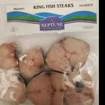Neptune King Fish Steaks 500g � Fresh Frozen & Flavorful Seafood