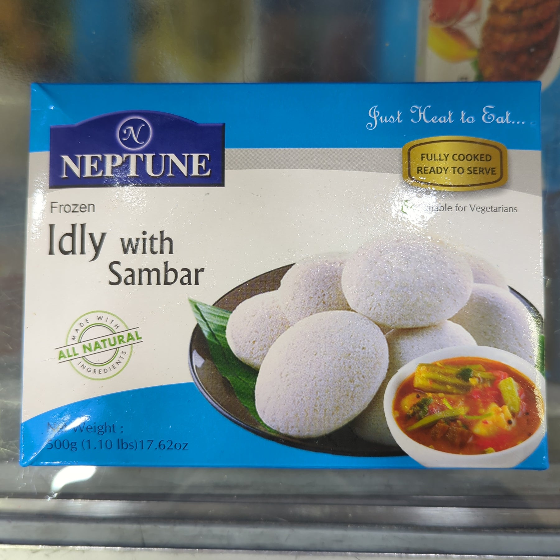 Neptune Frozen Idly with Sambar 500g