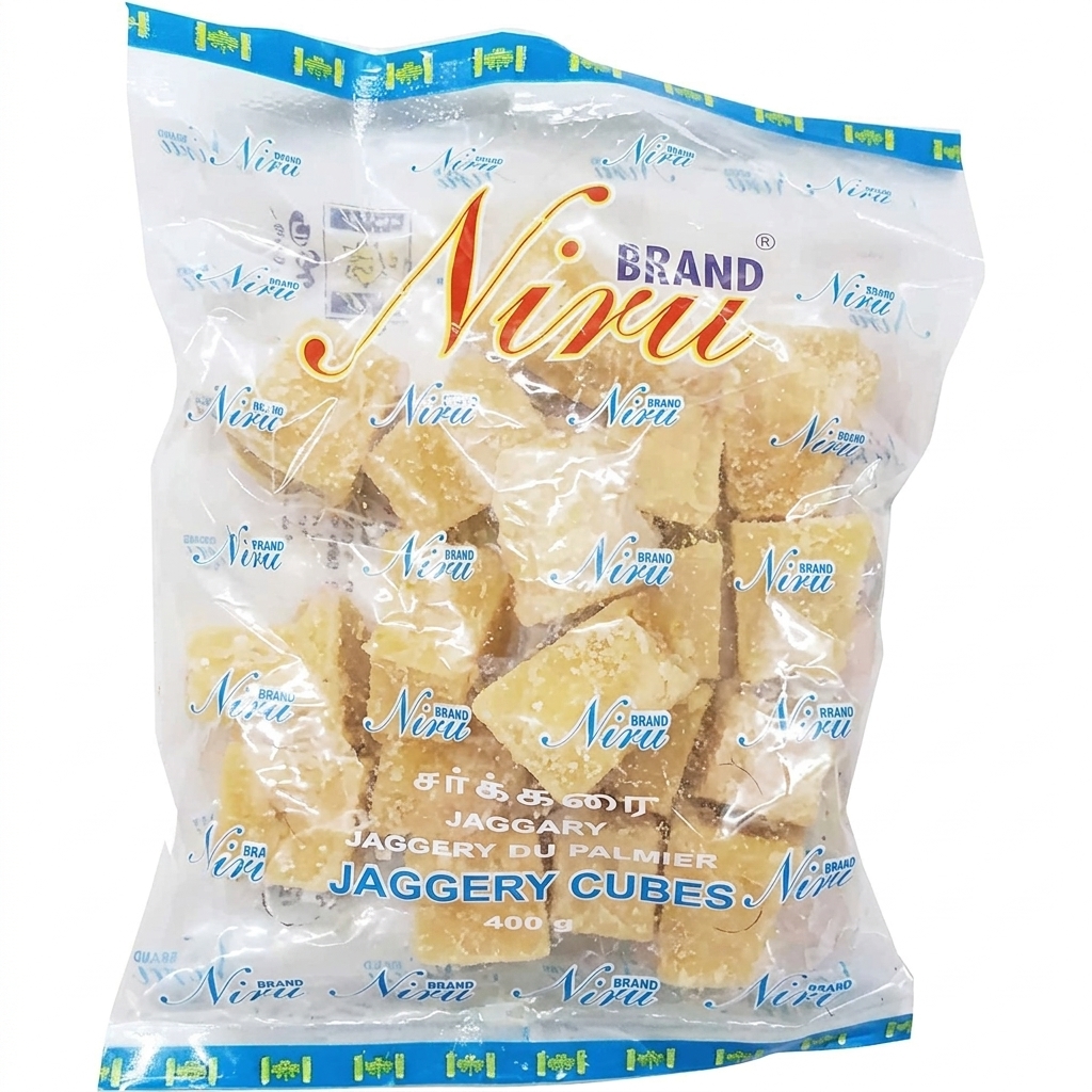 Niru Jaggery White Cube 400g � Authentic Indian Sweetener