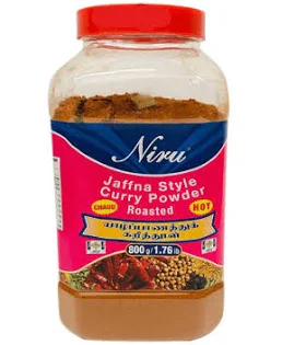 Niru Jaffna Style Curry Powder Extra-Hot 800g -Intense Heat Roasted Spice