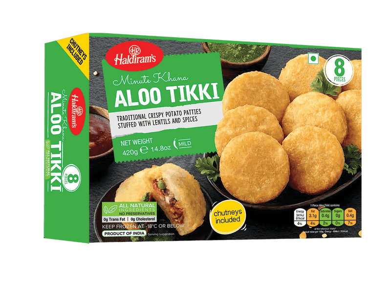 Haldiram's Aloo Tikki 420g (8Pcs)