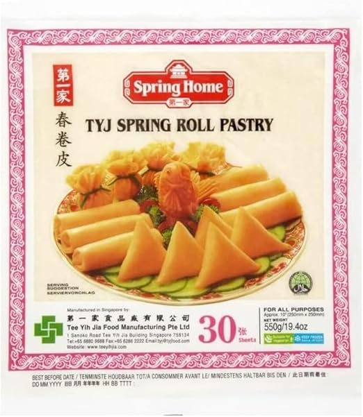 Tyj Spring Roll Pastry-30 10'' 550g