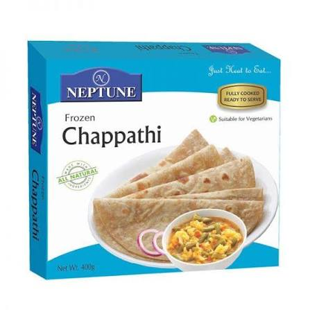 Neptune Frozen Chappathi 400g