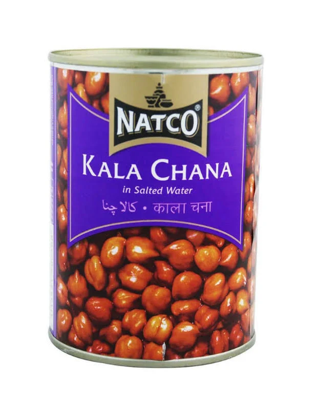 Natco Kala Chana in Salted Water 400g (Pack Of 2)