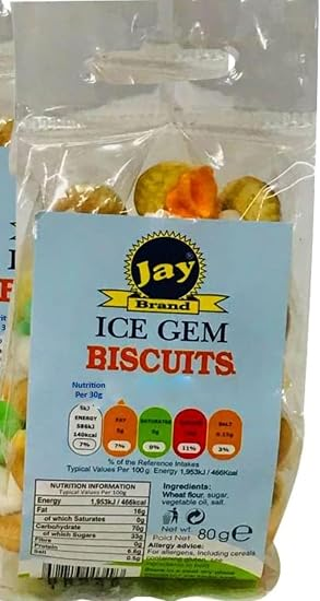 Jay Ice Gem Biscuit 80g