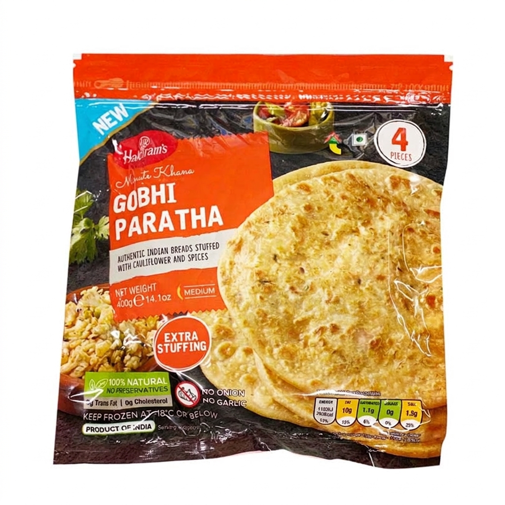 Haldiram's Gobi Paratha 400g � Classic Vegetable Filling