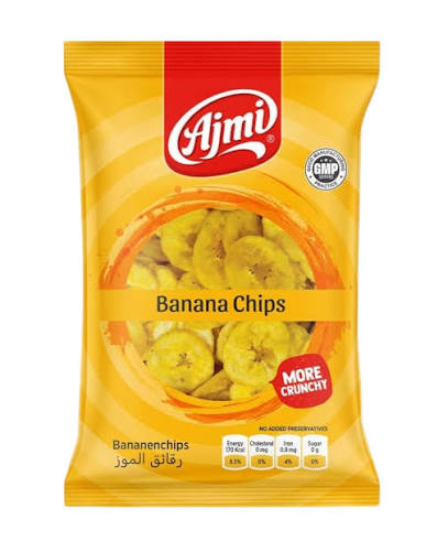 Ajmi banana chips 250g (Salted) - Fresh, Crunchy & Tasty
