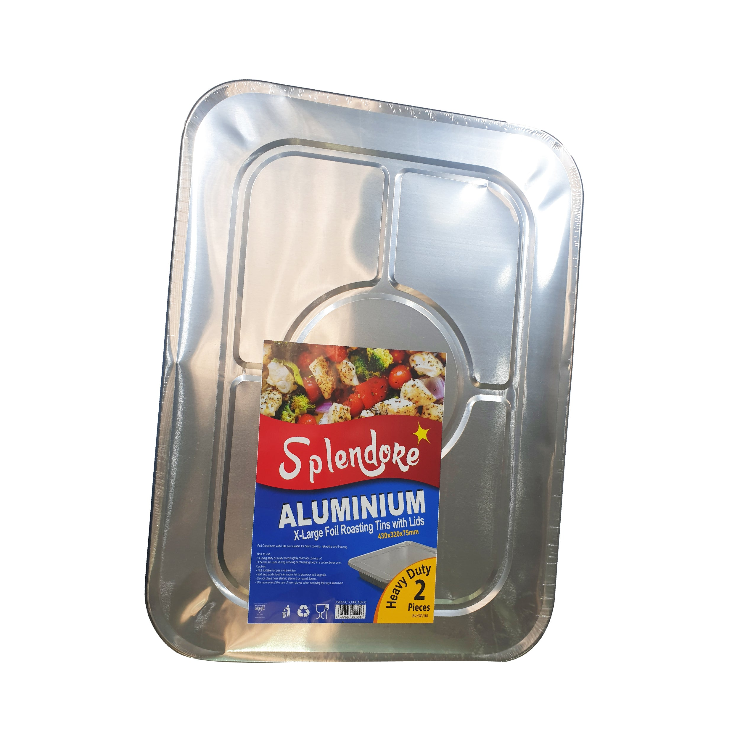Aluminium Foil Loaf Pans & Foil Lids 1/3 5lb (MFCS02)