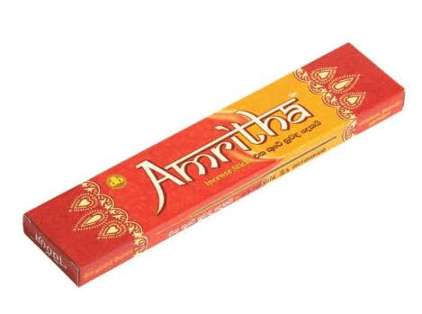 Amritha Red Incense Sticks � Classic Temple Aroma