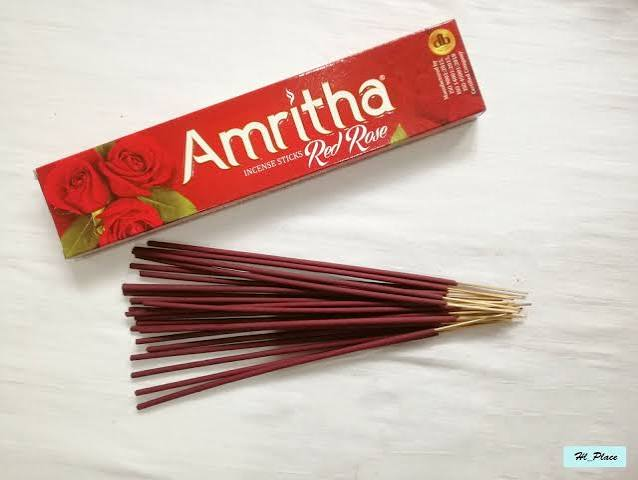 Amritha Red Rose Incense Sticks � Rich Floral Essence