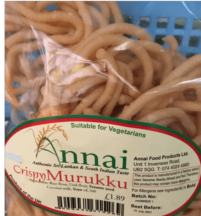 Annai Crispy Murukku 150g � Crispy & Delicious