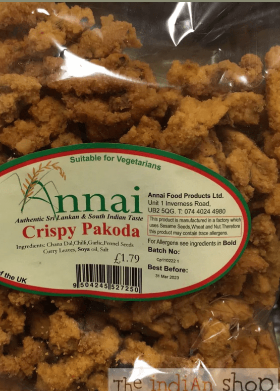 Annai Crispy Pakoda 175g � Crispy & Tasty Bites