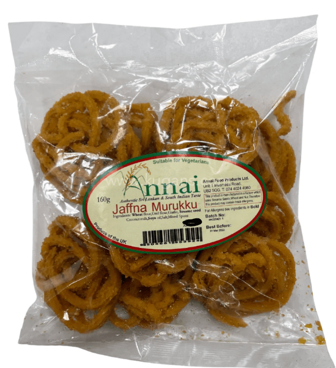 Annai Jaffna Murukku 150g � Crispy Spicy Snack