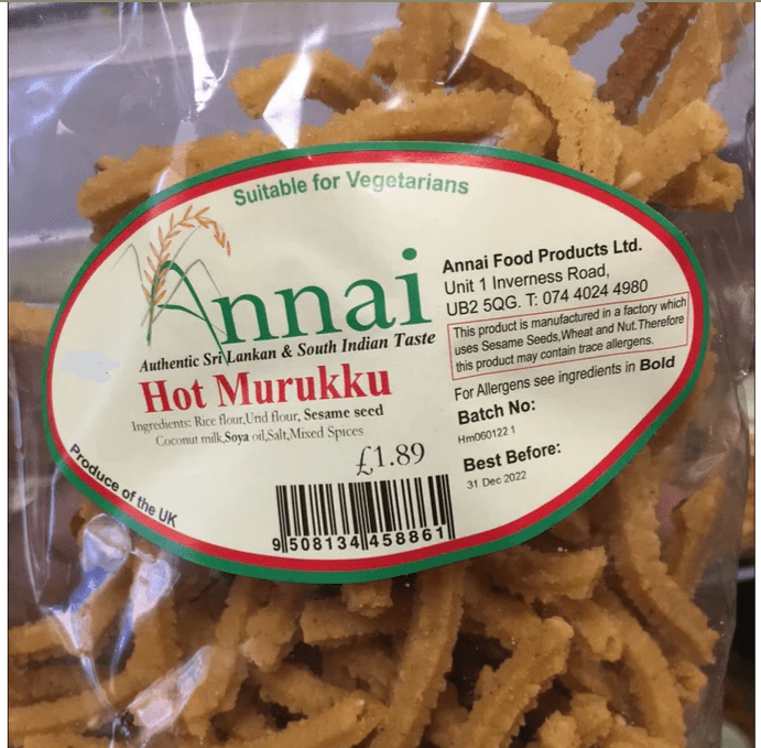Annai Hot Murukku 150g