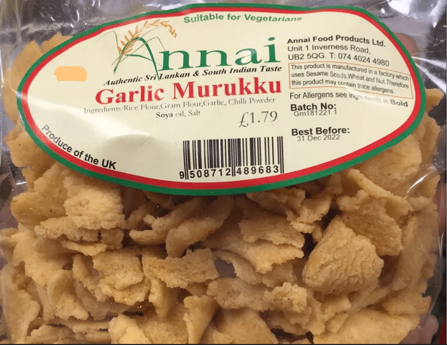 Annai Garlic Murukku 150g � Tasty Crunchy Treat