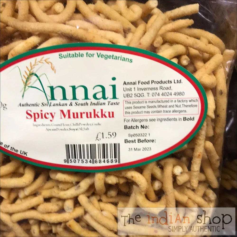 Annai Spicy Murukku 160g - Crispy & Flavorful