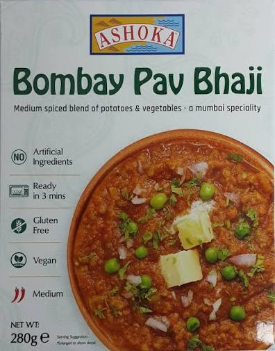 Ashoka Bombay Pav Bhaji 280g - Indian Street Style Meal