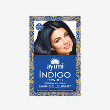 Ayumi Indigo Powder Hair Color 100g � Natural Herbal Dye for Dark Hair