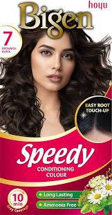 Bigen 7 Speedy Brownish Black Women - Fast Hair Color