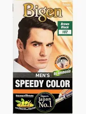 Bigen Speedy Colour Brown Black Men 102 - Fast Hair Color
