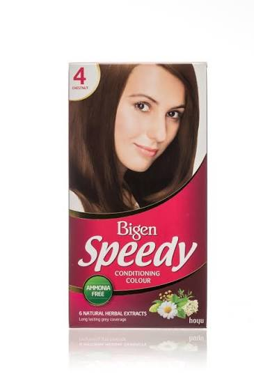 Bigen Speedy Conditioning Color (4 Chestnut) - Fast & Rich Shade
