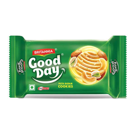 Britannia Good Day Pista Almond 72g - Crunchy Nutty Cookies