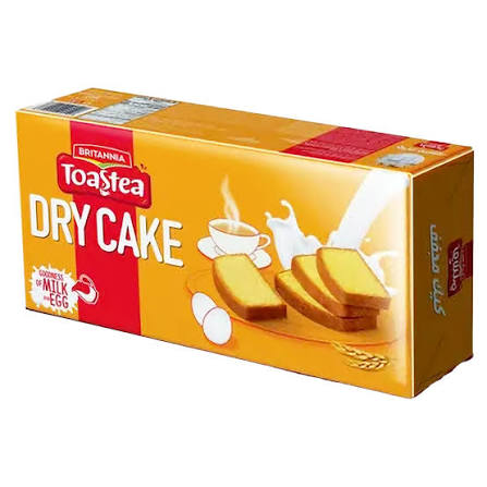 Britannia Toastea Dry Cake 80g - Soft & Delicious Snack Cake