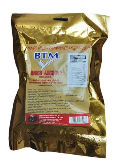BTM Dried Anchovy (Headless) 100g