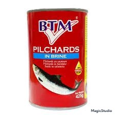 BTM Pilchards in Brine 425g
