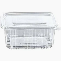 Catapak Pet Rect Hinged Lid Containers 1000ml (ESC06)
