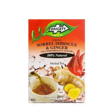 Dalgety Sorrel (Hibiscus) & Ginger Tea 40g � Tart And Spicy Herbal Mix