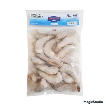 Diamond Vannamei Prawn 26/30 HL/SO 600g - Fresh Frozen Prawns